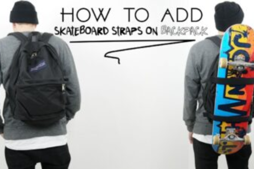 How to Put Skateboard on Backpack?