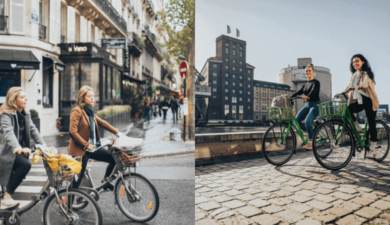 Riding A Mountain Bike On Pavement