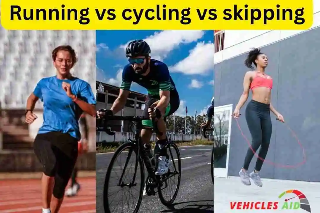 Running vs cycling vs skipping